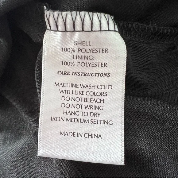 NWT 12th Tribe Black Midi Skirt Medium - Picture 12 of 13